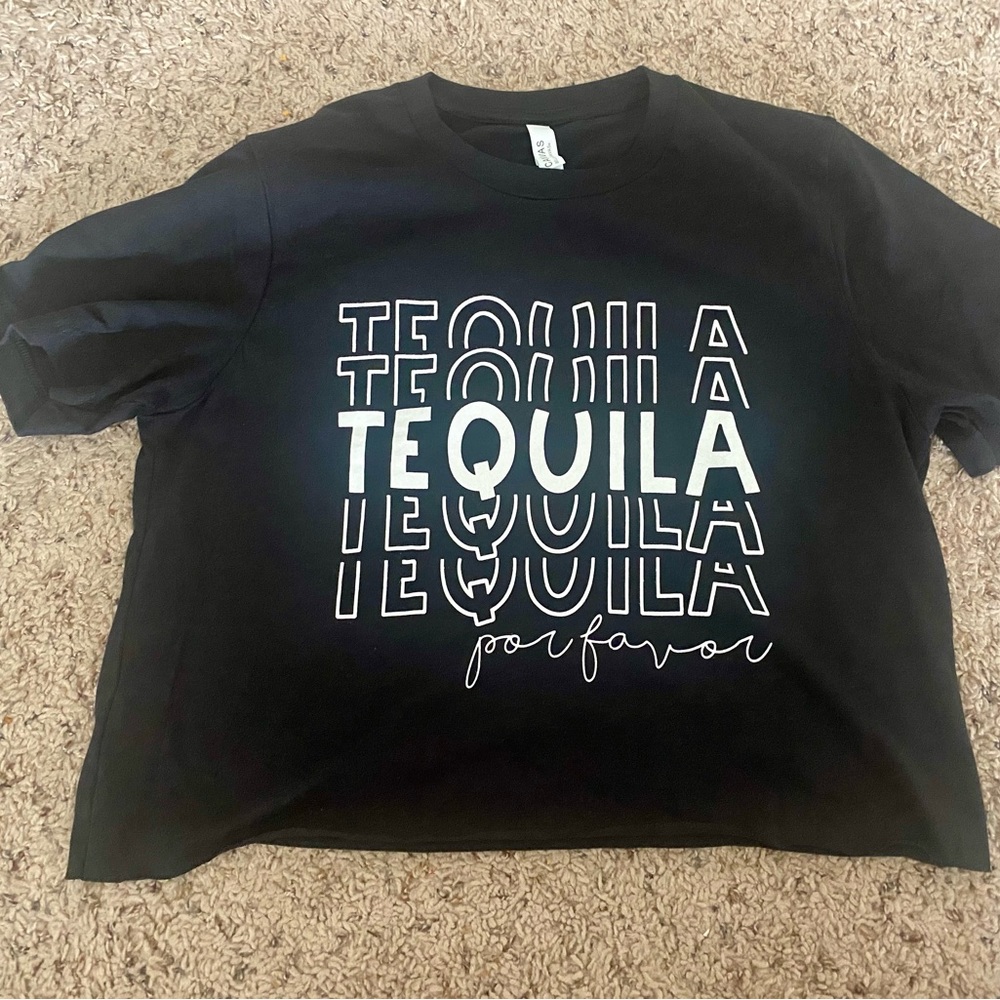 Tequila Crop Top T-Shirt